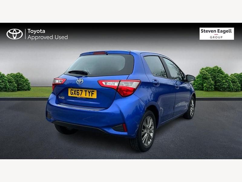 Used Toyota Yaris 2017 Blue Hatchback