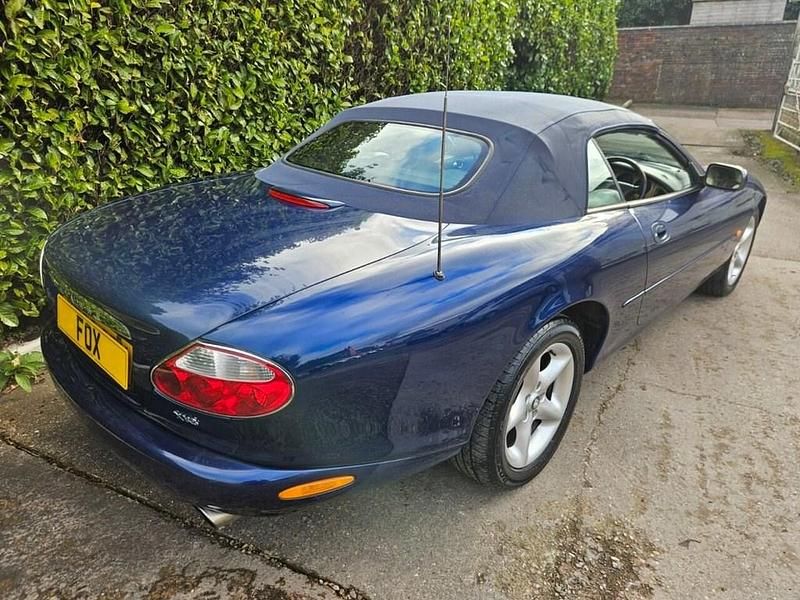Used Jaguar XK 290 HP (213 kW) 2001 Blue Cabriolet
