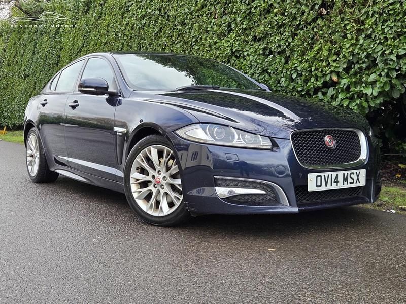 Used Jaguar XF R-Sport 200 HP (147 kW) 2014 Blue Sedan