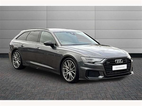 Grey Used 2022 Audi A6 Black Edition Estate | £37,850 - Image 1/4