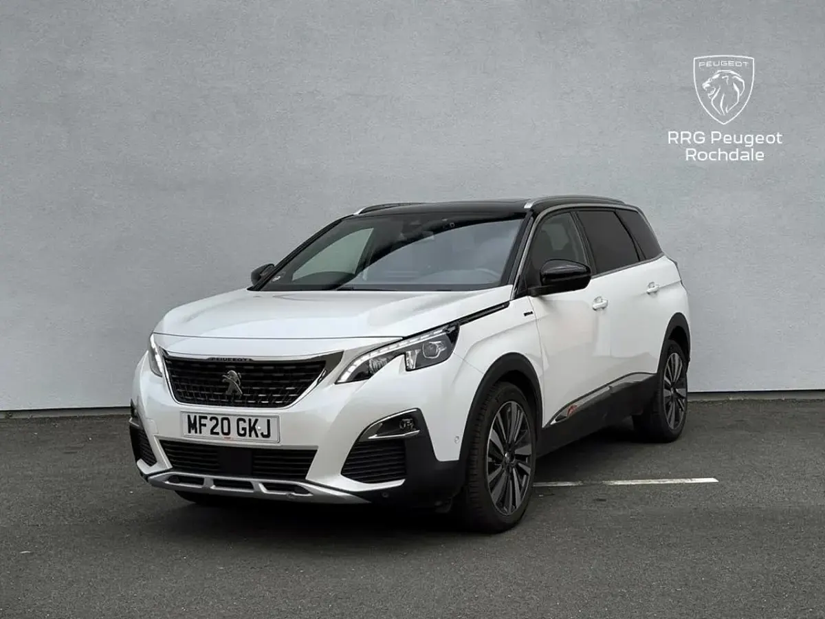 Second-hand Peugeot 5008 Premium 179 CP (131 kW) 2020 Alb SUV