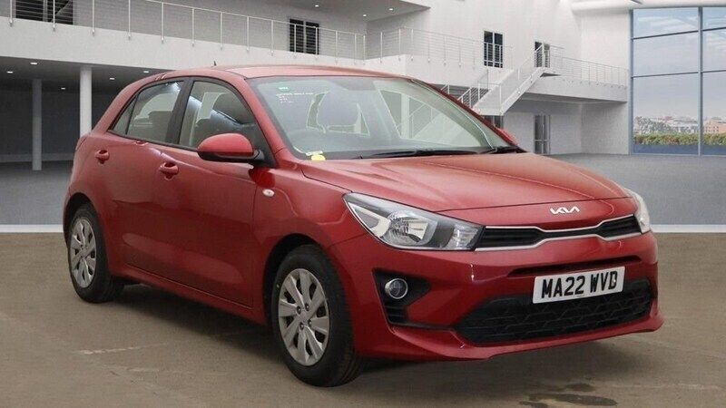 Red Used 2022 Kia Rio 2 Hatchback | £9,999 (Good price) - Image 1/4