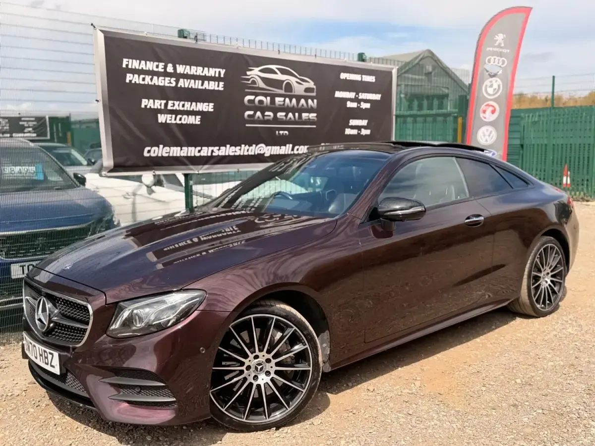 Used Mercedes E400 AMG Line Premium Plus 2020 Red Coupe