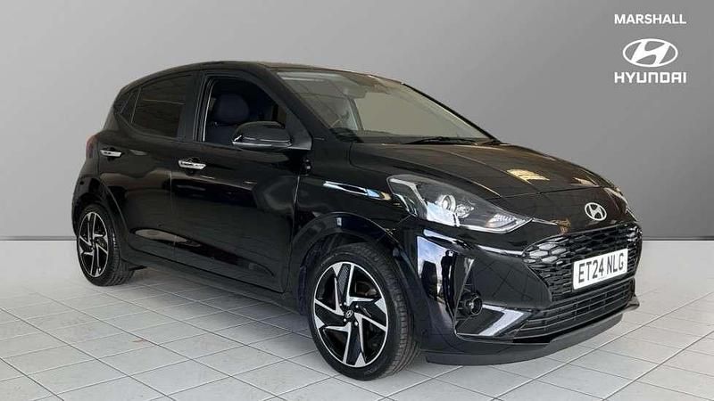 Black Used 2024 Hyundai i10 Premium Hatchback | £15,425 (Fair price) - Image 1/4