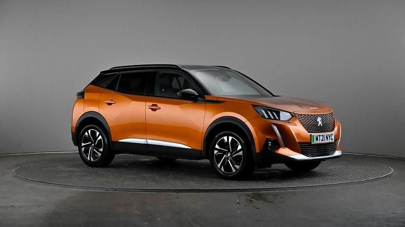 Orange Used 2021 Peugeot e-2008 GTi SUV | £12,998 (Fair price) - Image 1/3