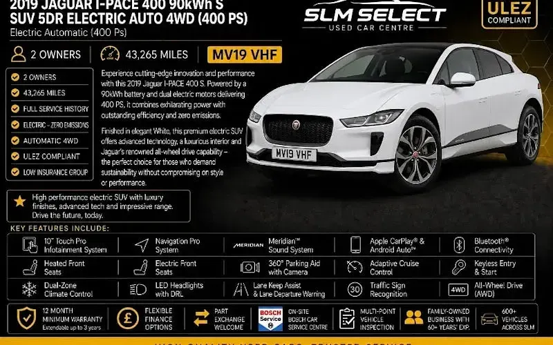 Used Jaguar I-Pace S 294 kW (400 HP) 2020 SUV