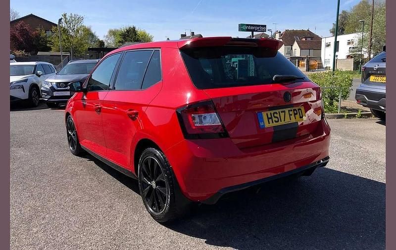 Begagnad Skoda Fabia Monte Carlo 110 HK (80 kW) 2017 Röd Halvkombi