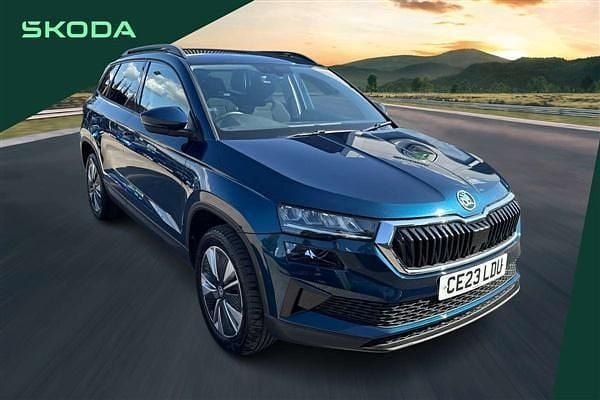 Blue Used 2023 Skoda Karoq SE Drive SUV | £19,999 (Good price) - Image 1/4