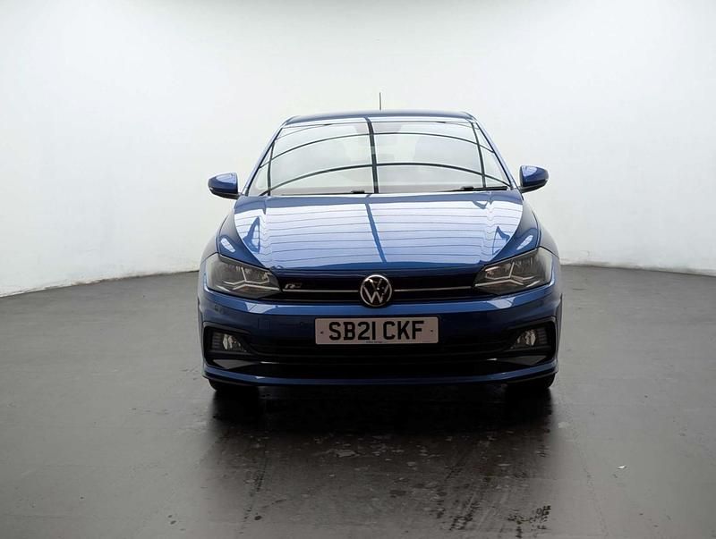 Used VW Polo R-line 95 HP (69 kW) 2021 Blue Hatchback