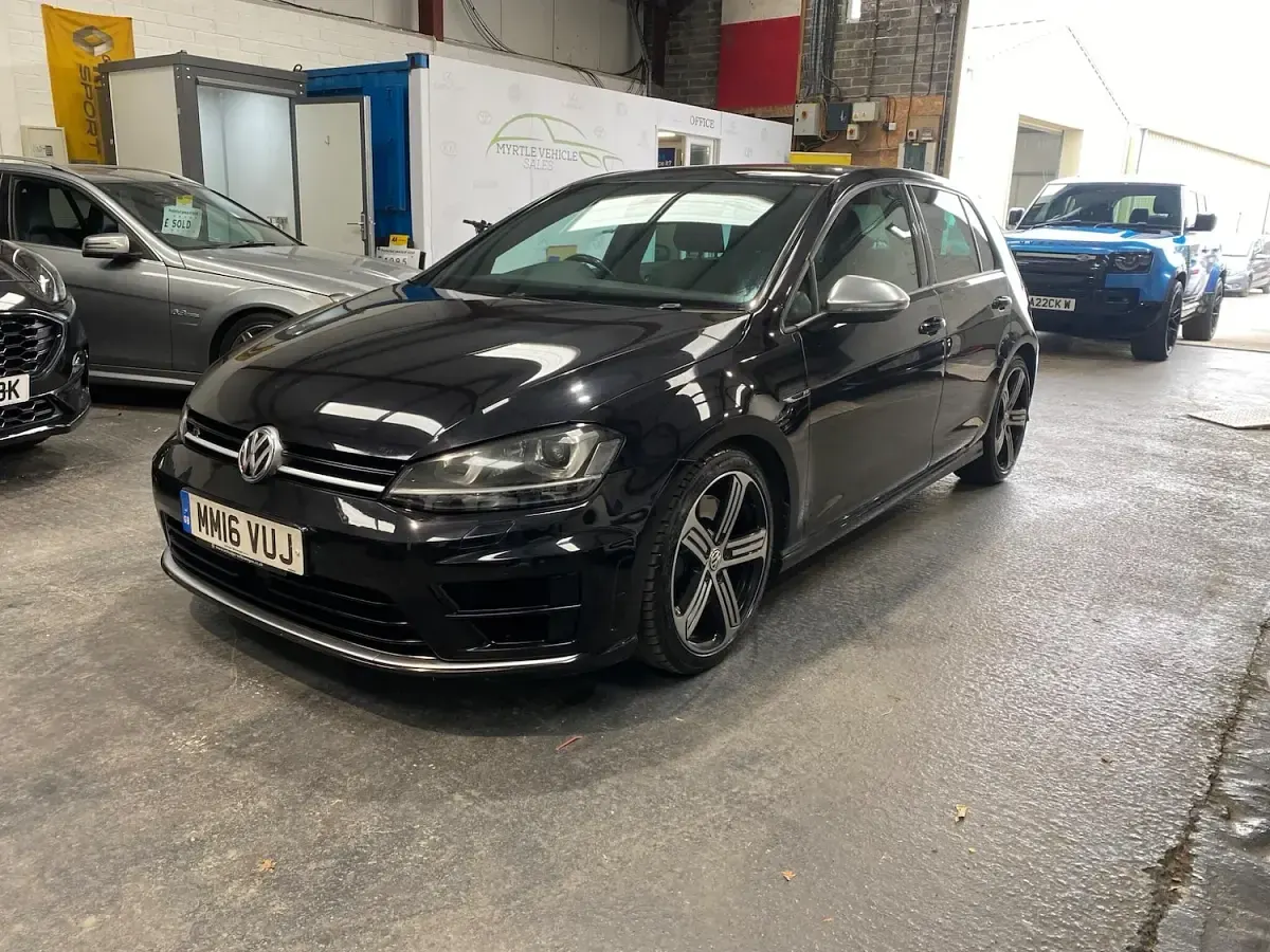 Used VW Golf VII R 2016 Black Hatchback