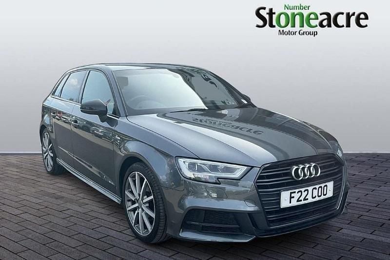 Used Audi A3 Black Edition 150 HP (110 kW) 2019 Grey Sedan