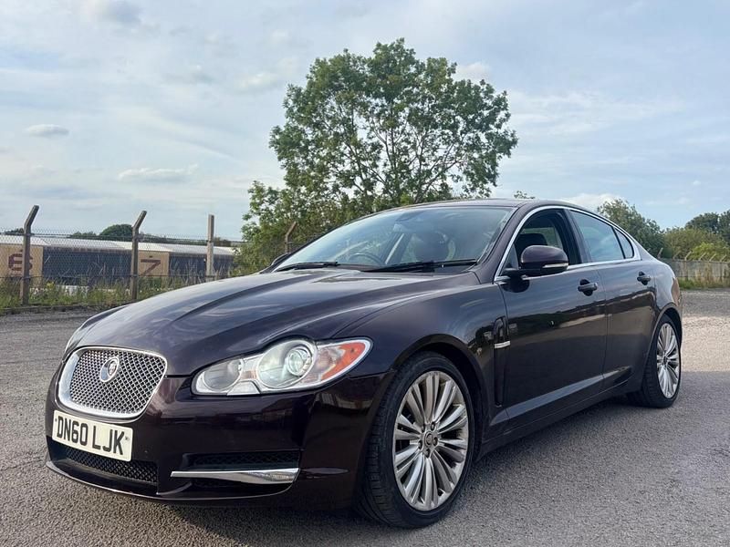 Red Used 2010 Jaguar XF Premium Luxury Sedan | £2,295 (Good price) - Image 1/4