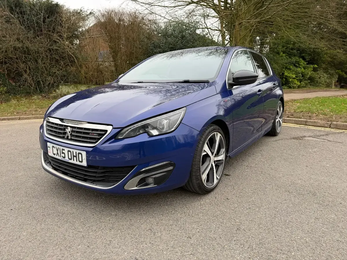 Used Peugeot 308 GT-line 2015 Blue Hatchback