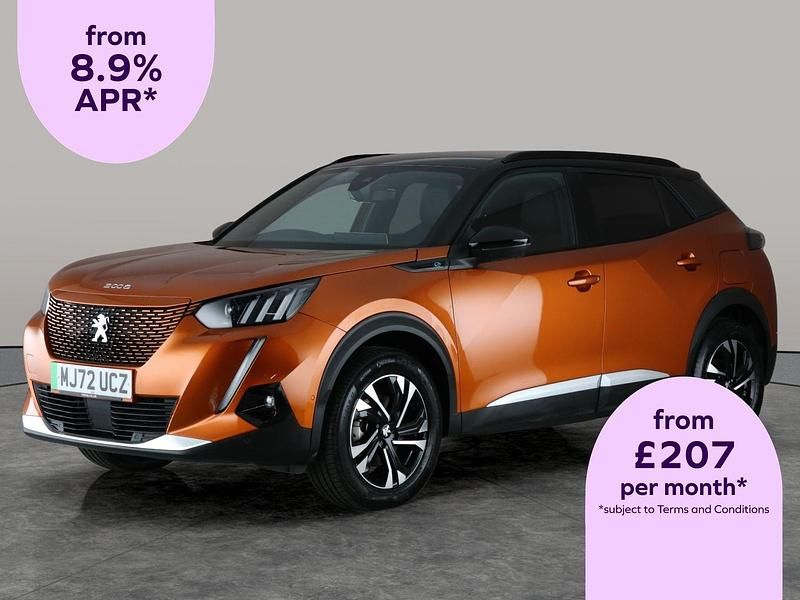 Orange Used 2022 Peugeot e-2008 GTi SUV | £14,639 (Fair price) - Image 1/2