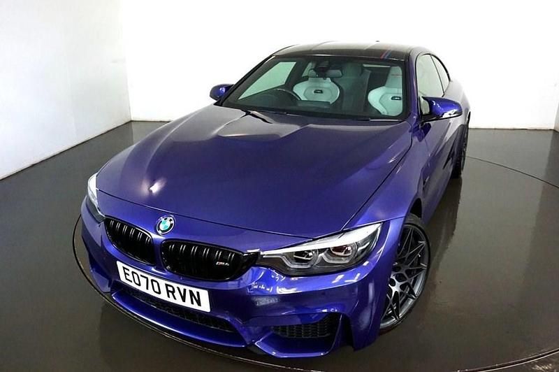 Blue Used 2020 BMW M4 Shadowline Coupe | £47,500 - Image 1/4