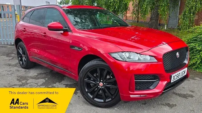 Used Jaguar F-Pace R-Sport 2018 Red SUV