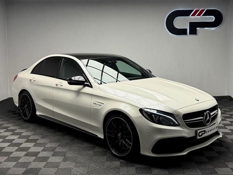 White Used 2015 Mercedes C63S AMG Sedan | £29,995 (A bit pricey) - Image 1/3