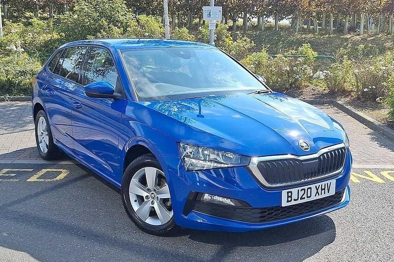Energy blue Used 2020 Skoda Scala SE Hatchback | £10,995 (Fair price) - Image 1/4