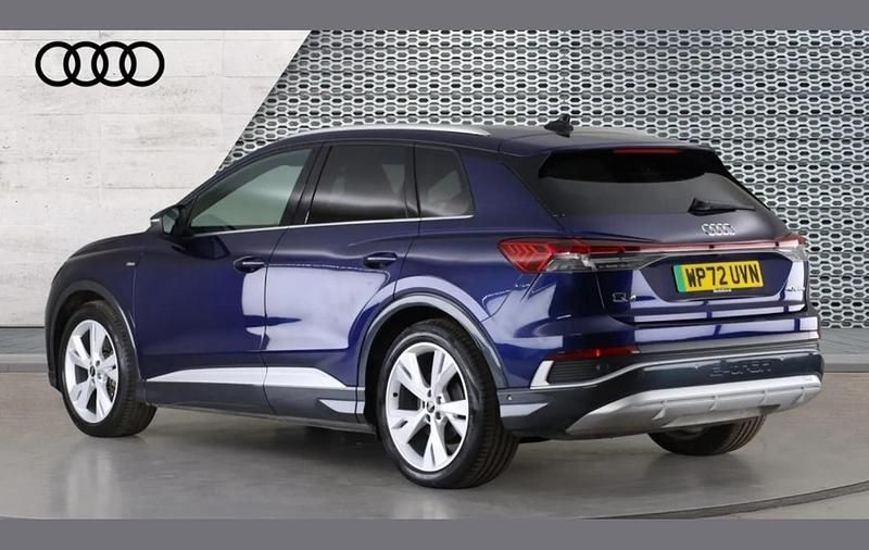 Used Audi Q4 e-tron S-Line 150 kW (204 HP) 2022 Blue SUV