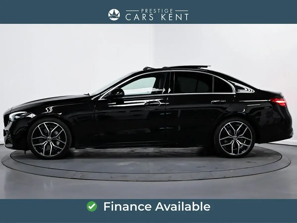 Used Mercedes C300e AMG line 2025 Black Sedan