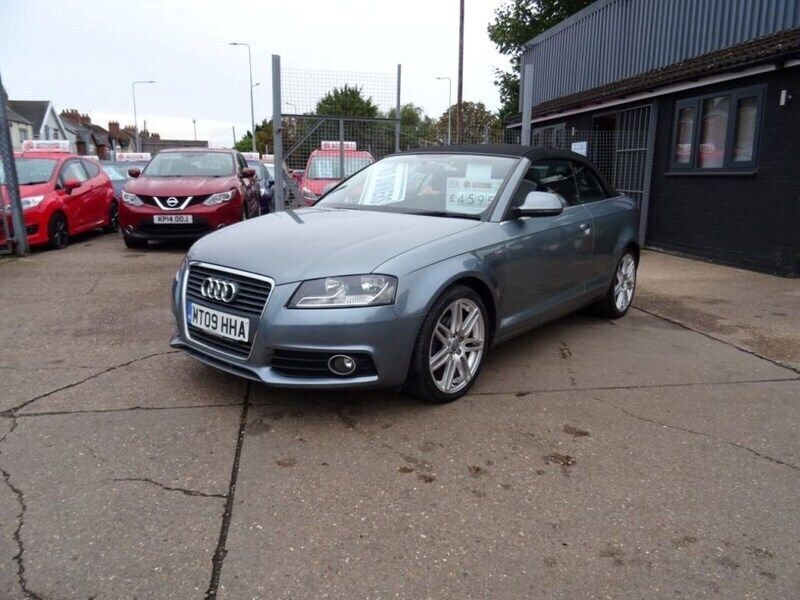 Grey Used 2009 Audi A3 Cabriolet S-Line Cabriolet | £3,495 (Fair price) - Image 1/4