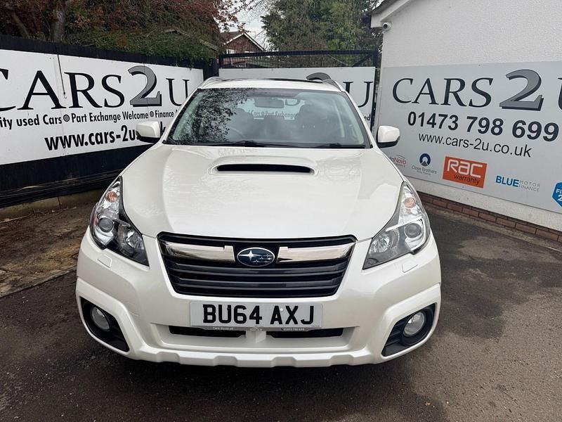 Begagnad Subaru Outback 2014 Vit Kombi