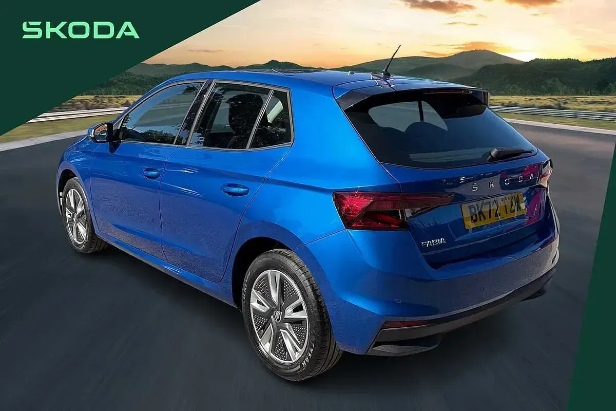 Used Skoda Fabia SE L 94 HP (69 kW) 2022 Blue Hatchback
