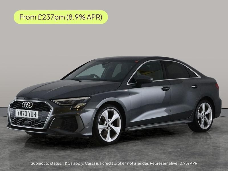 Used Audi A3 S-Line 150 HP (110 kW) 2021 Grey Sedan