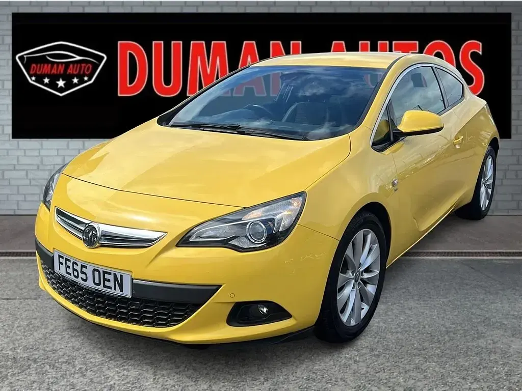 Used Vauxhall Astra GTC SRi 2015 Yellow Hatchback