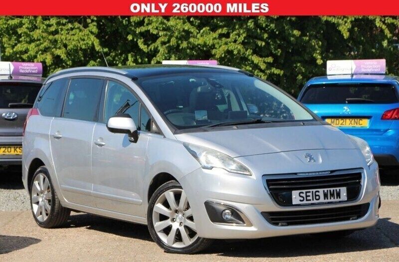 Silver Used 2016 Peugeot 5008 Allure MPV | £10,980 (A bit pricey) - Image 1/3