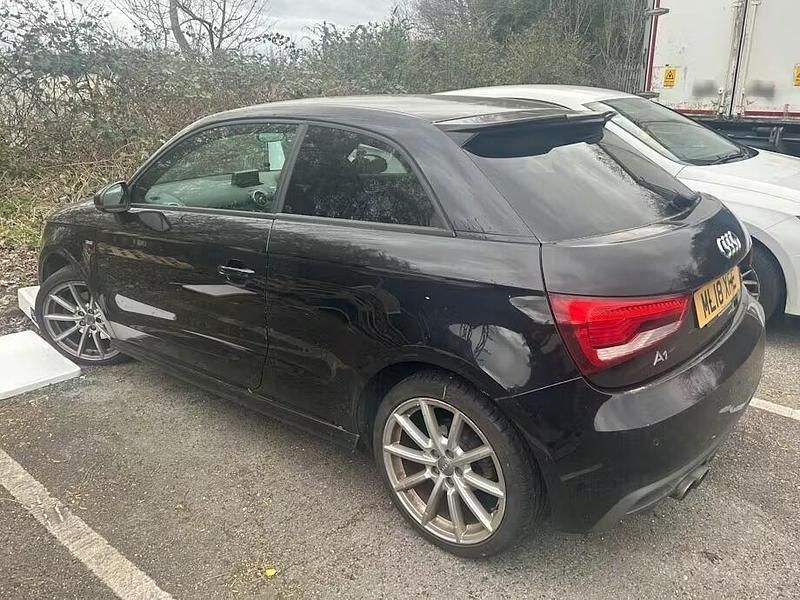 Used Audi A1 S-Line 125 HP (91 kW) 2018 Black Hatchback