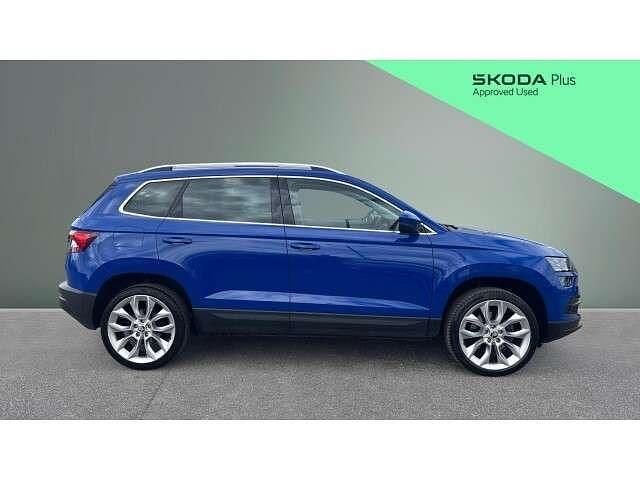 Used Skoda Karoq SE L 150 HP (110 kW) 2021 Blue SUV