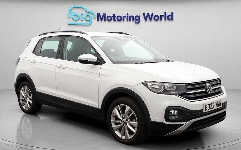White Used 2022 VW T-Cross SE SUV | £15,200 (Good price) - Image 1/4