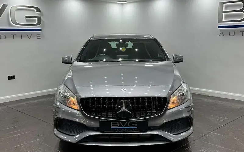 Used Mercedes A180 AMG line 109 HP (80 kW) 2018 Grey Hatchback