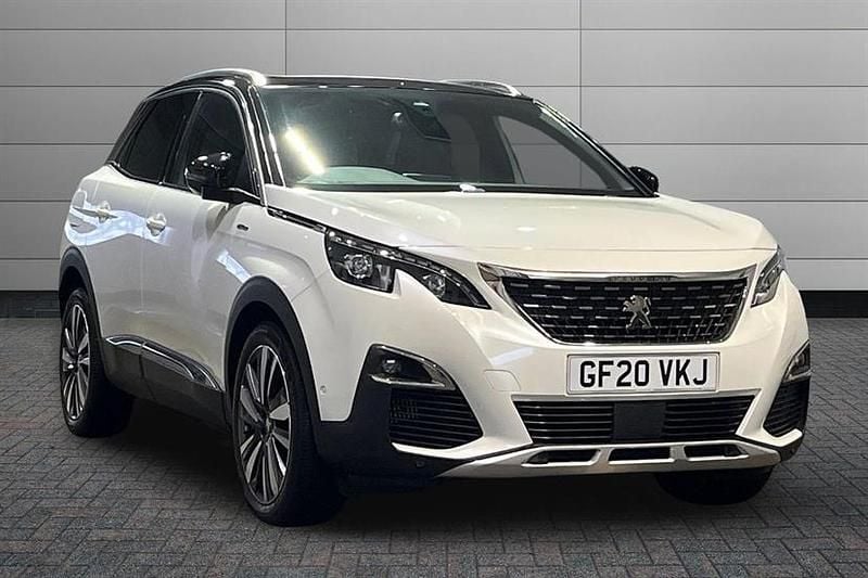 Pearlescent white Used 2020 Peugeot 3008 Premium SUV | £14,990 (Good price) - Image 1/2