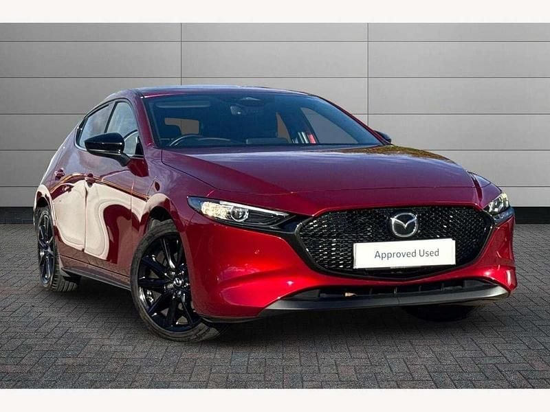 Red Used 2023 Mazda 3 Homura-Line Hatchback | £17,799 (Fair price) - Image 1/4