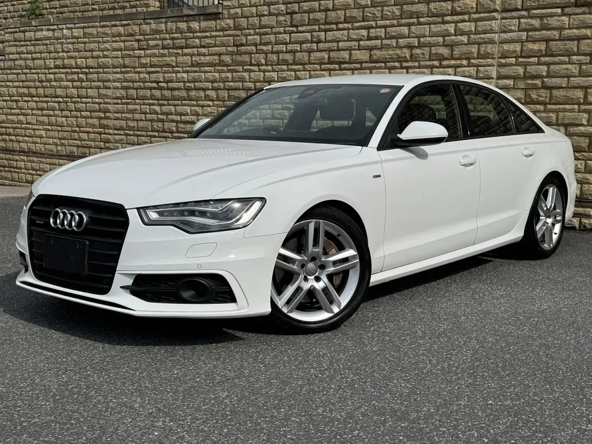 Used Audi A6 S-Line 2013 White Sedan