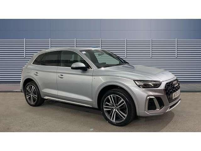 Silver Used 2020 Audi Q5 S-Line SUV | £23,992 (Fair price) - Image 1/4