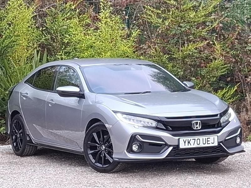 Silver Used 2020 Honda Civic Sport Hatchback | £14,698 (Good price) - Image 1/4