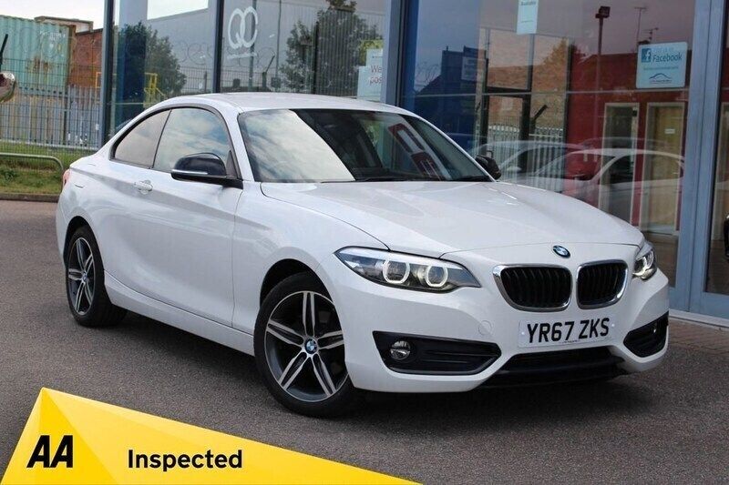 White Used 2017 BMW 218 Sport Line Coupe | £10,495 (Fair price) - Image 1/4