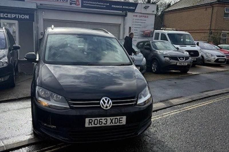 Used VW Sharan S 140 HP (102 kW) 2014 Black MPV