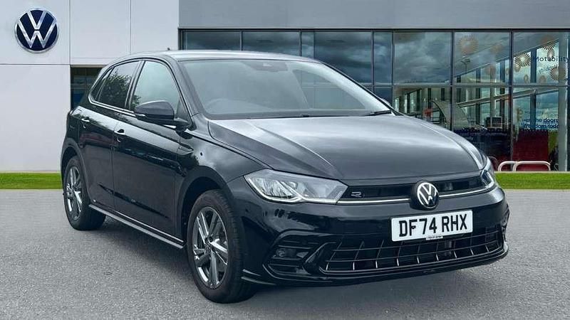 Black Used 2025 VW Polo R-line Hatchback | £22,339 (Fair price) - Image 1/4