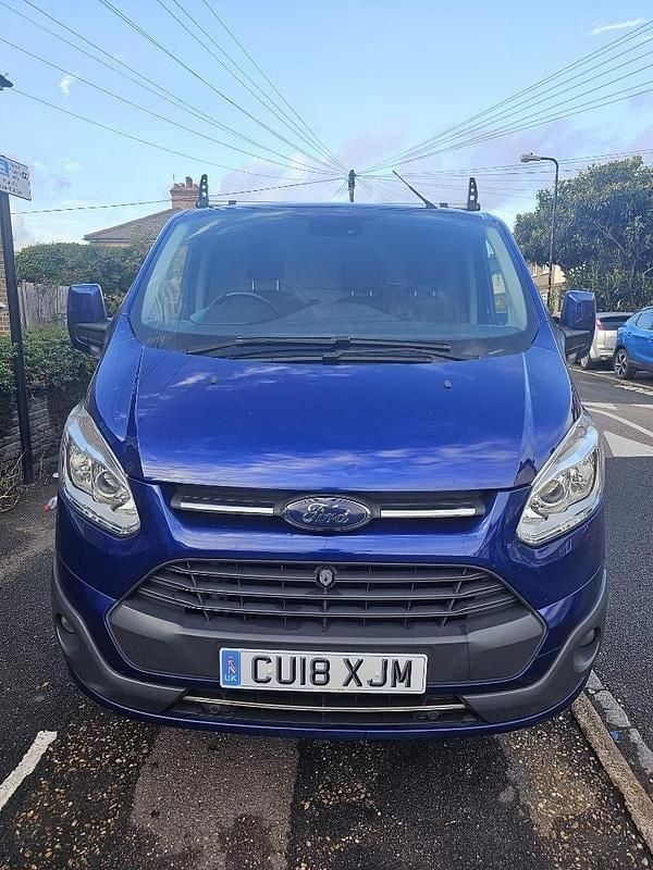 Blue Used 2018 Ford Transit Custom Limited Van | £7,300 (Super price) - Image 1/4