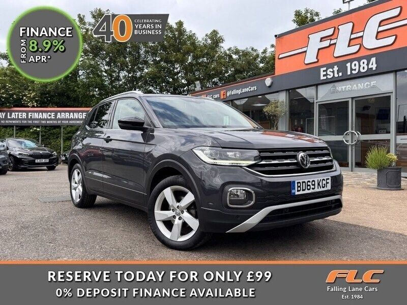 Grey Used 2020 VW T-Cross SEL SUV | £12,995 (Fair price) - Image 1/4