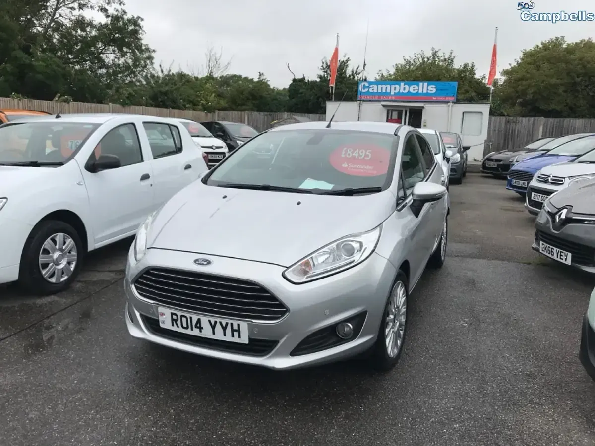 Used Ford Fiesta Titanium 2014 Silver Hatchback