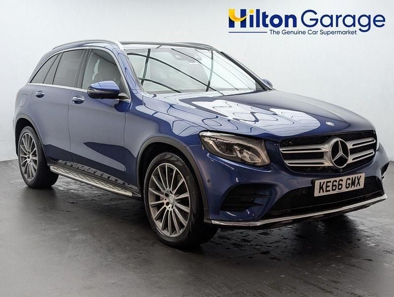 Blue Used 2017 Mercedes GLC220 AMG Line Premium Estate | £18,000 (Fair price) - Image 1/4