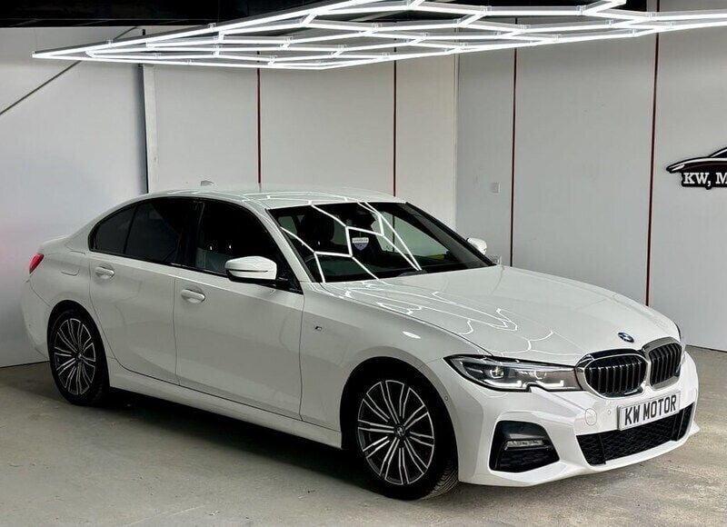 White Used 2021 BMW 318 M Sport Sedan | £20,484 (Fair price) - Image 1/4