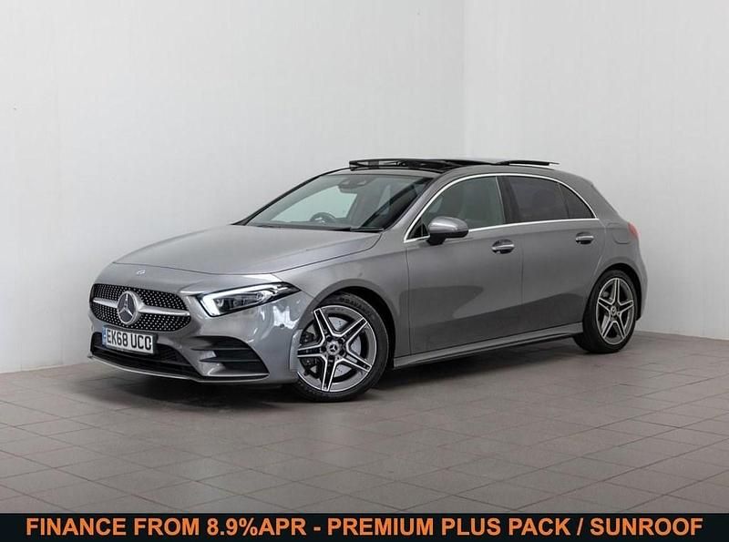 Grey Used 2018 Mercedes A250 AMG line Hatchback | £18,820 (Fair price) - Image 1/4