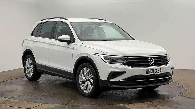 White Used 2021 VW Tiguan Life SUV | £20,795 (Good price) - Image 1/4