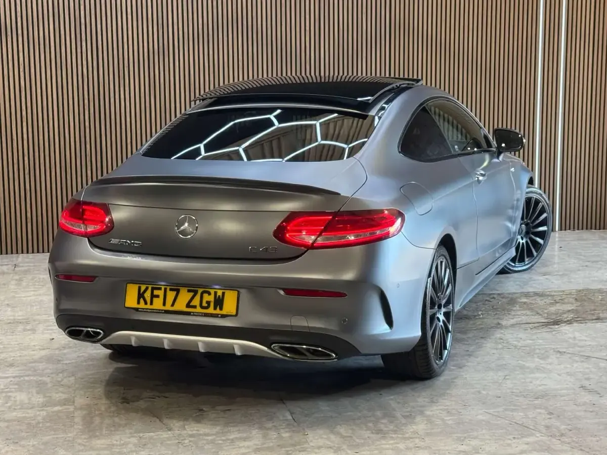 Used Mercedes C43 AMG Premium Plus 361 HP (265 kW) 2017 Grey Coupe